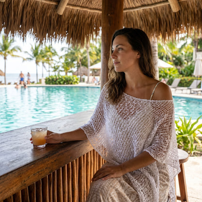 Santiki Beach & Beyond Layer – Open Weave Summer Cover-Up